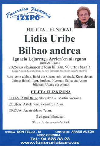Lidia Uribe Bilbao
