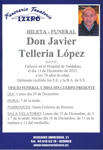 Javier Telleria Lopez