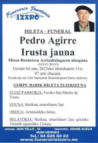 Pedro Agirre Irusta