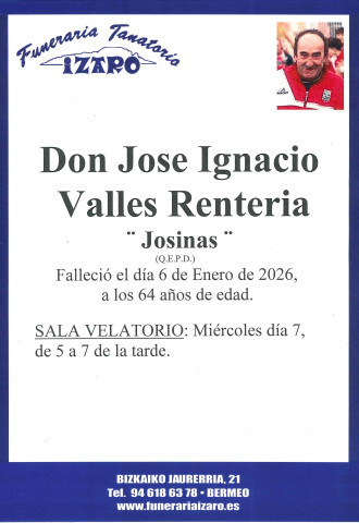 Jose Ignacio Valles Renteia