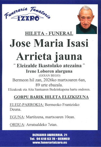 Jose Maria Isasi Arrieta