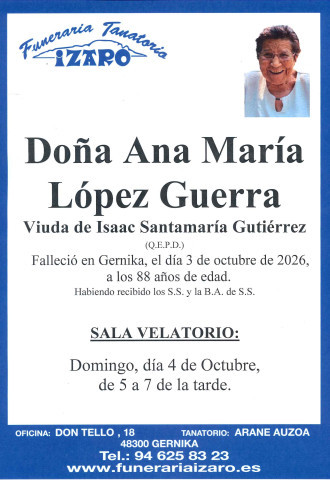 Ana Maria Lopez Guerra