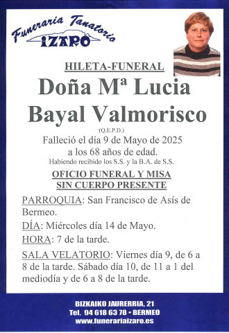 Maria Lucia Bayal Valmorisco