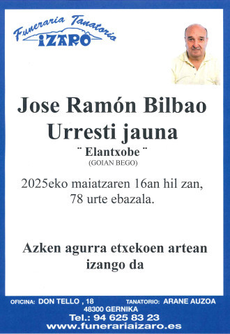 Jose Ramón Bilbao Urresti