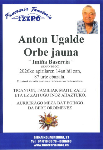 Antonio Ugalde Orbe